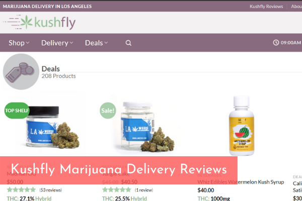 Kushfly Marijuana Delivery Reviews